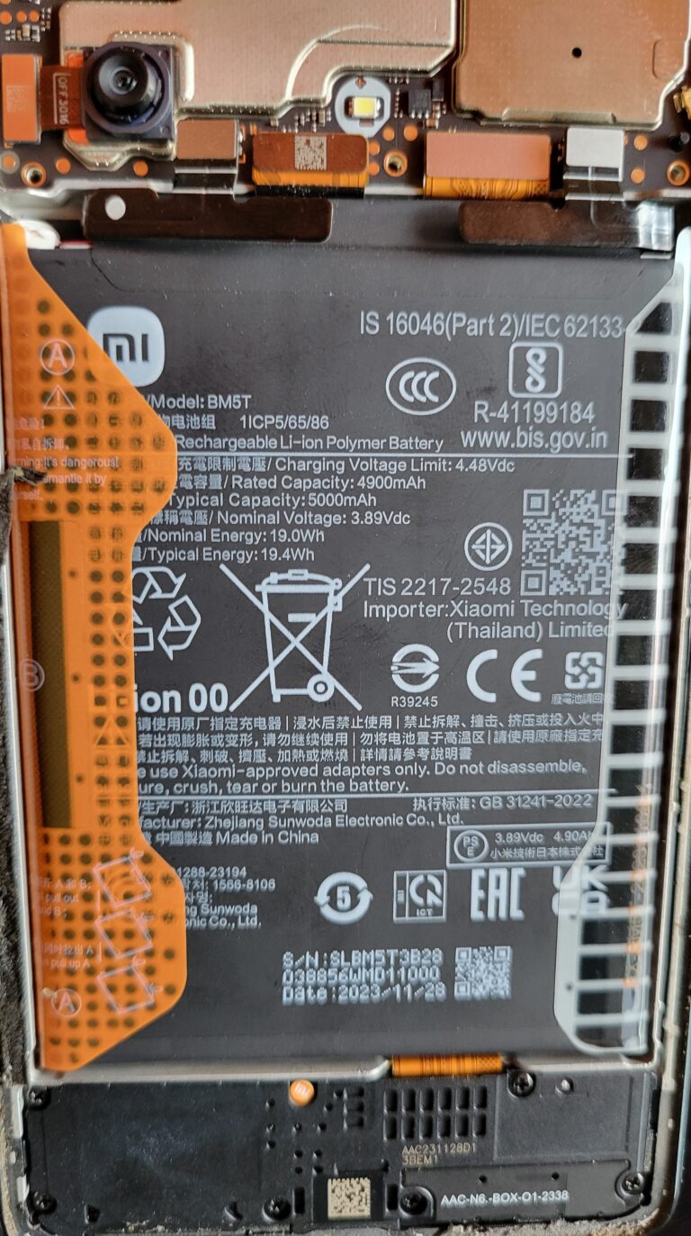 Redmi Note 13 pro 4G Battery Model