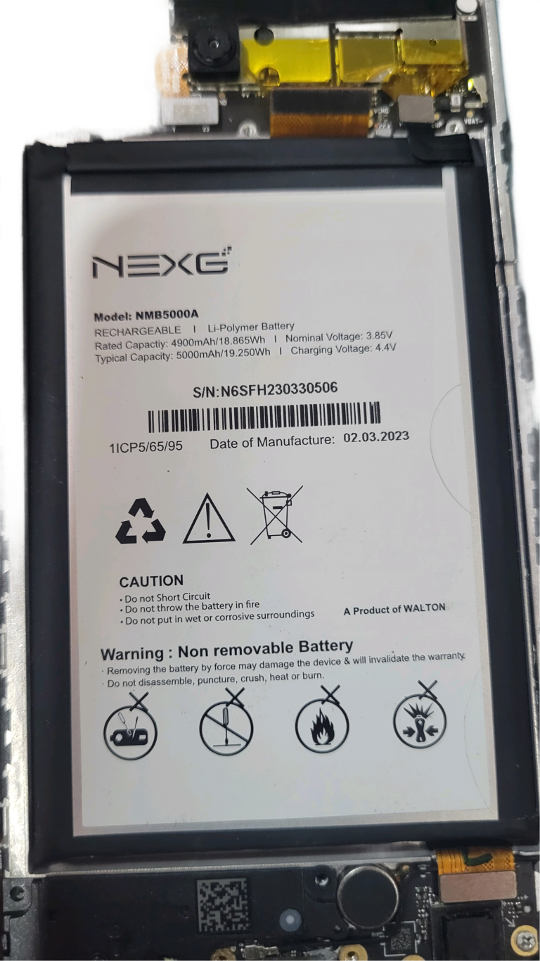 Walton Nexg N6 Battery Model